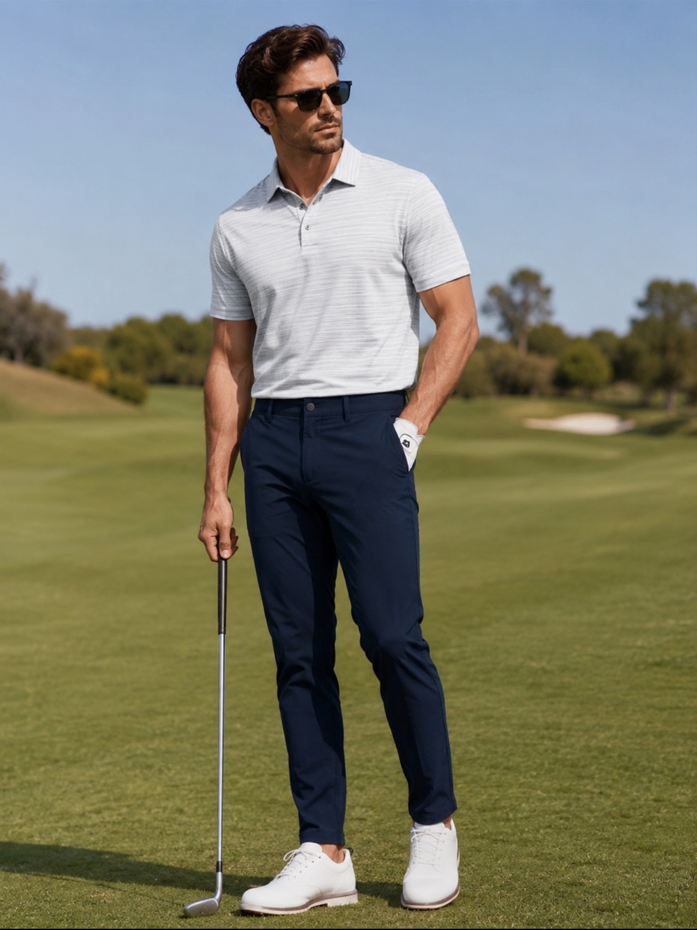 Kyodan Men’s Navy Blue Performance Golf Pants Size 34